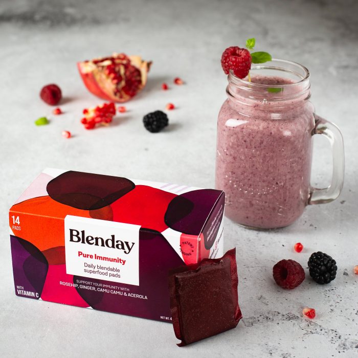 Blenday Pure Immunity Blendable Superfood Pads to Boost Your Smoothies